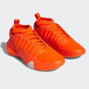 ADIDAS HARDEN VOL. 7 ORANGE SNEAKERS SIZE 9 MEN